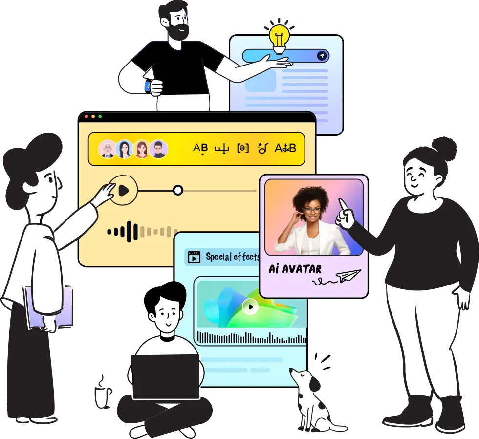DupDub AI tools for content creations